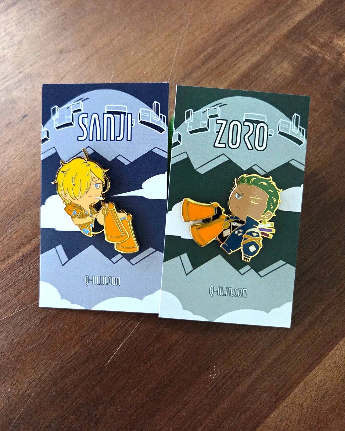 Egghead!ZS Enamel Pins