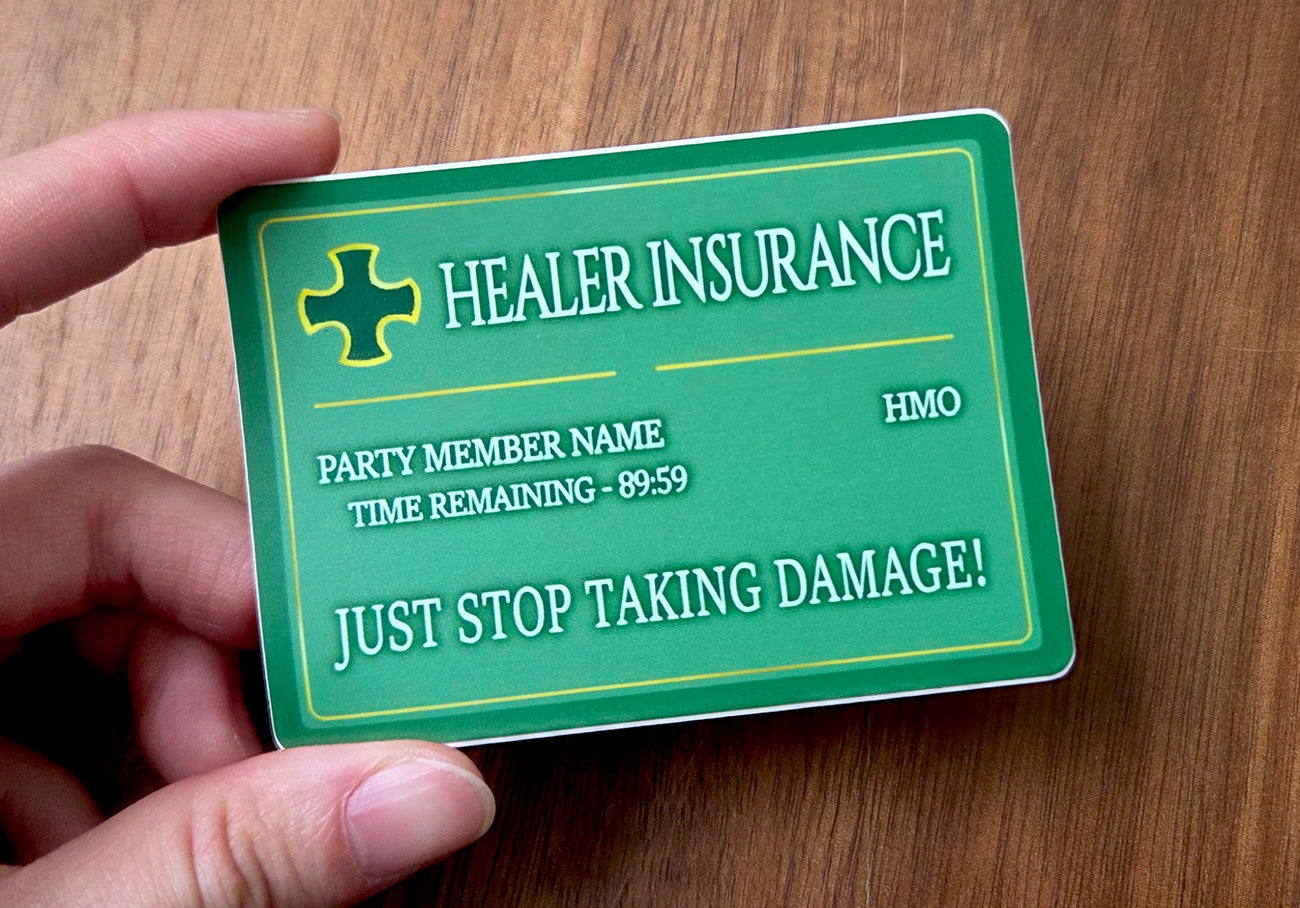 Healer Insurance Sticker