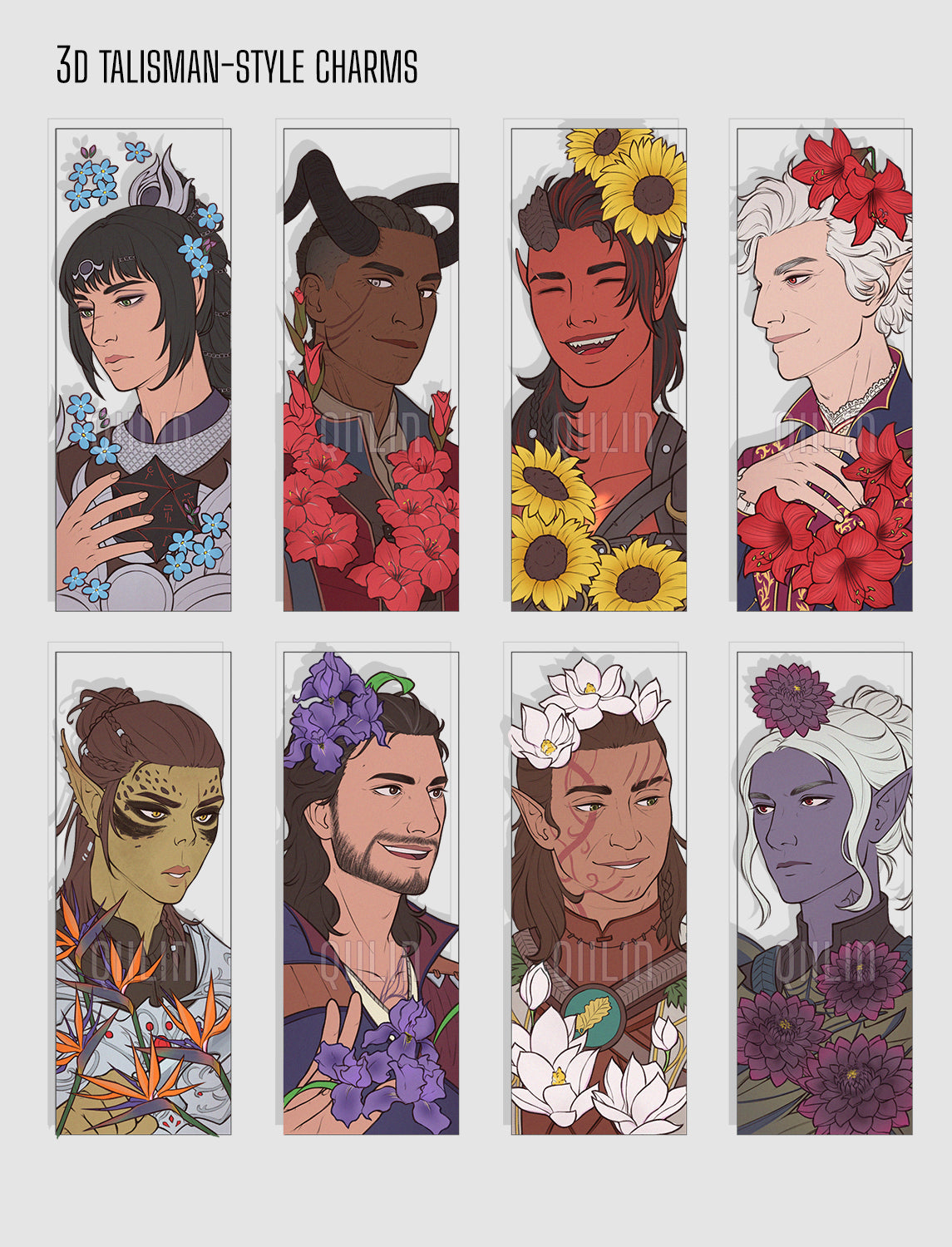 BG3 - Flower Talisman Charms