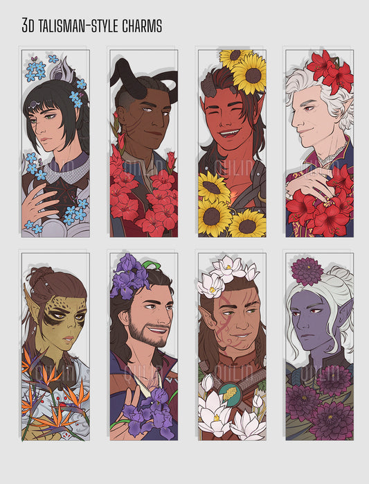 BG3 - Flower Talisman Charms