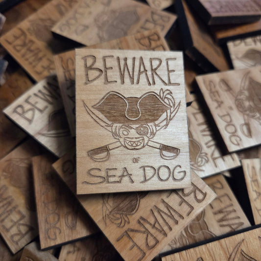 RGG - Sea Dog Wood Pin